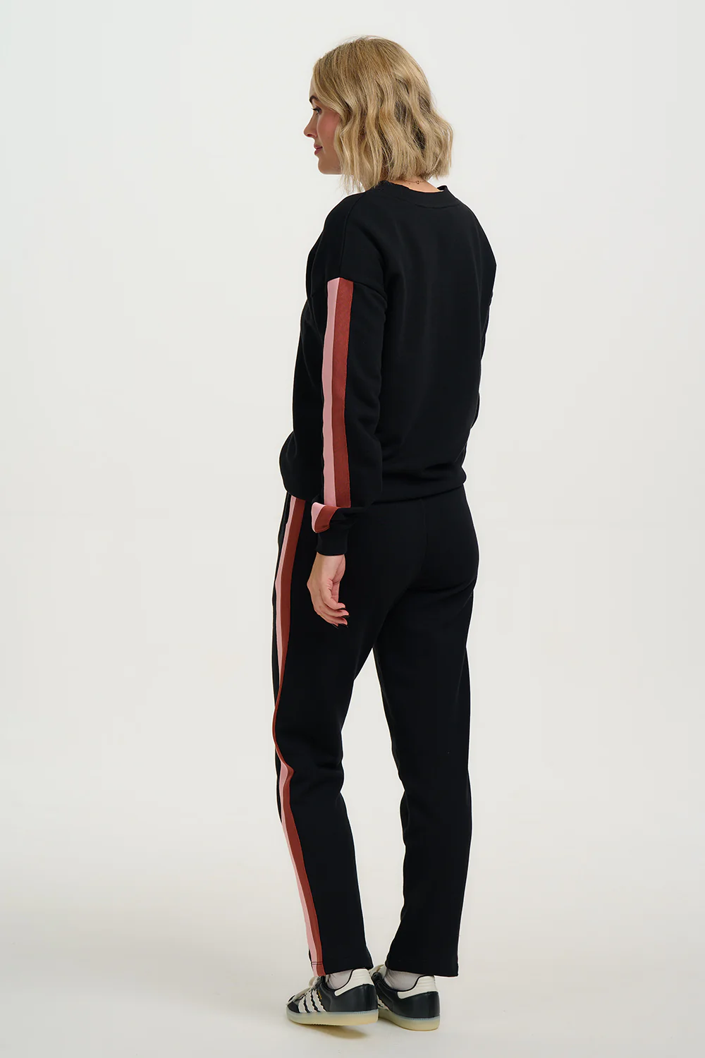 Alissa Joggers - Black, Two Tone Stripe - Image 5