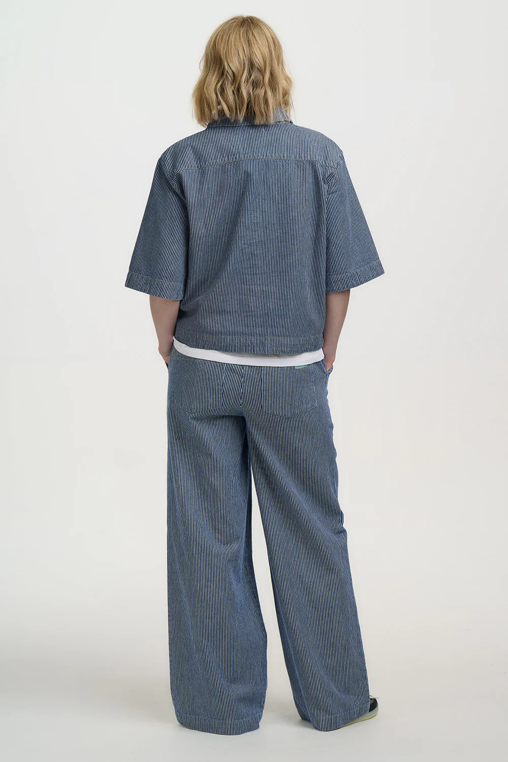 Amity Jacket - Blue Stripe Denim - Image 6