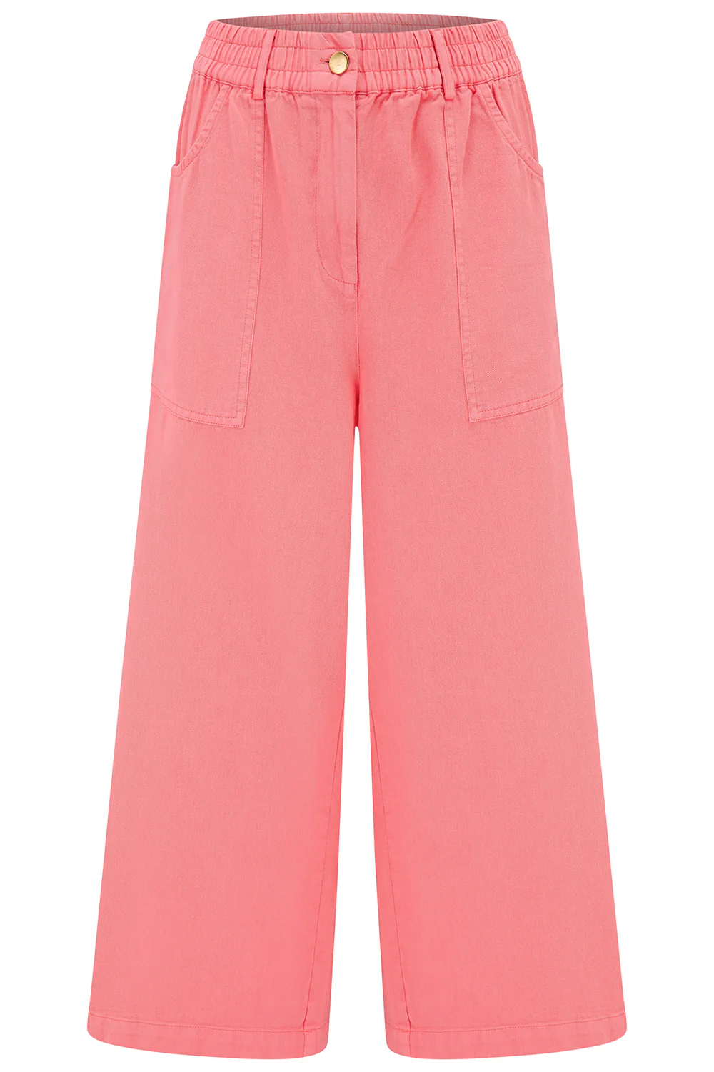 Charlene Cropped Trousers - Coral - Image 6