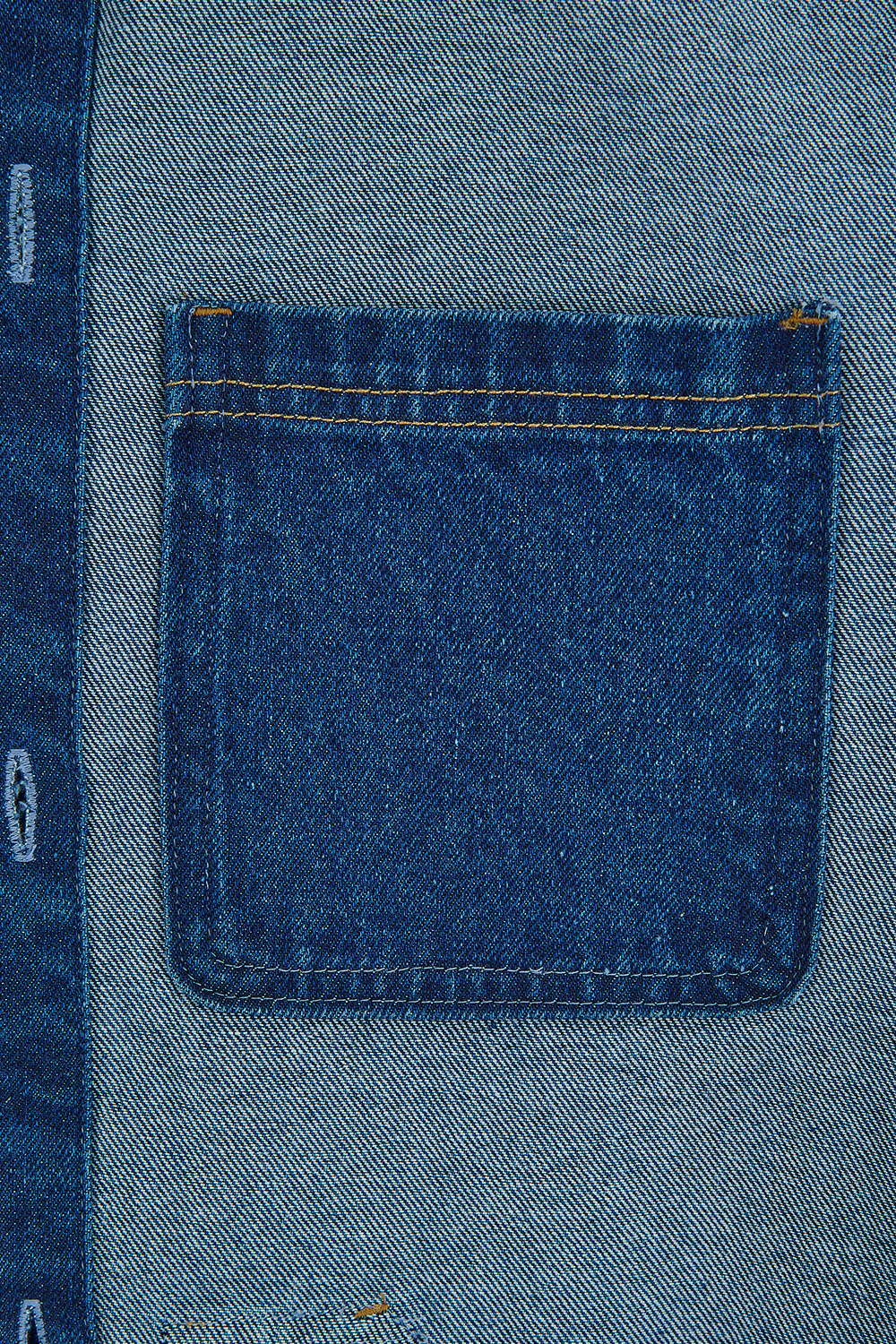Dita Denim Jacket - Deep Indigo Denim - Image 5