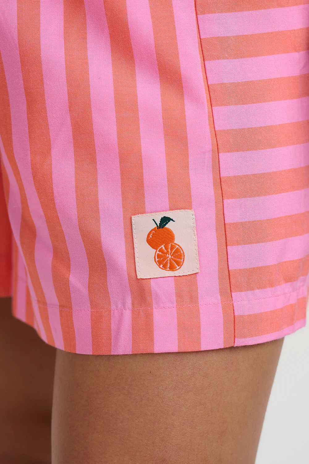 Eliza Shorts - Pink, Tropical Crush Stripe - Image 2