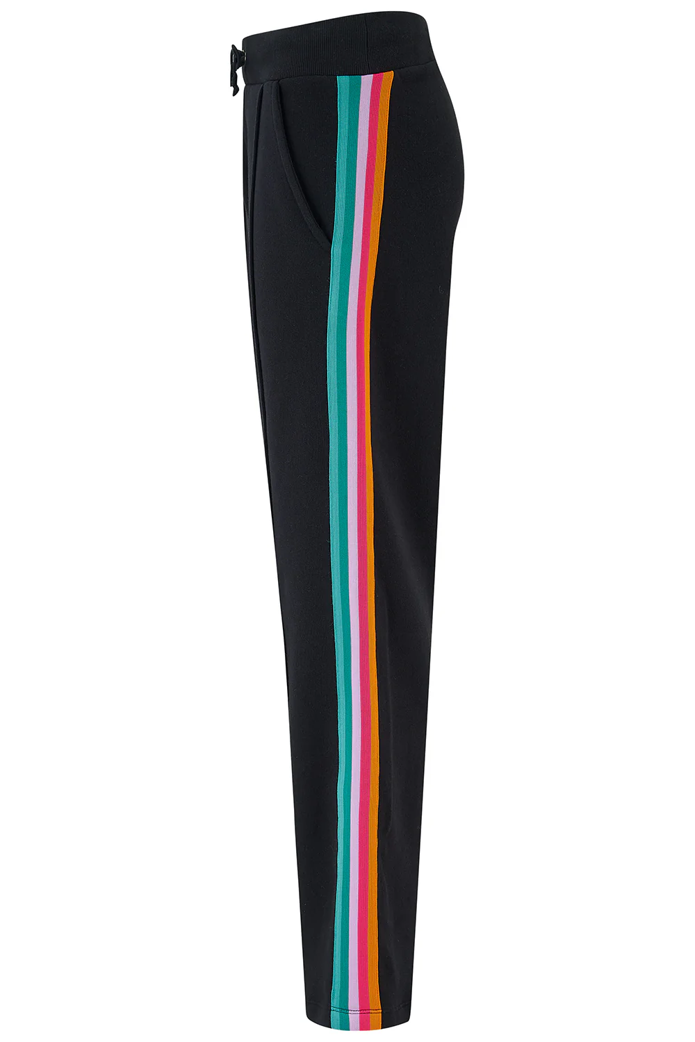 Enya Joggers - Black, Rainbow Trim - Image 7