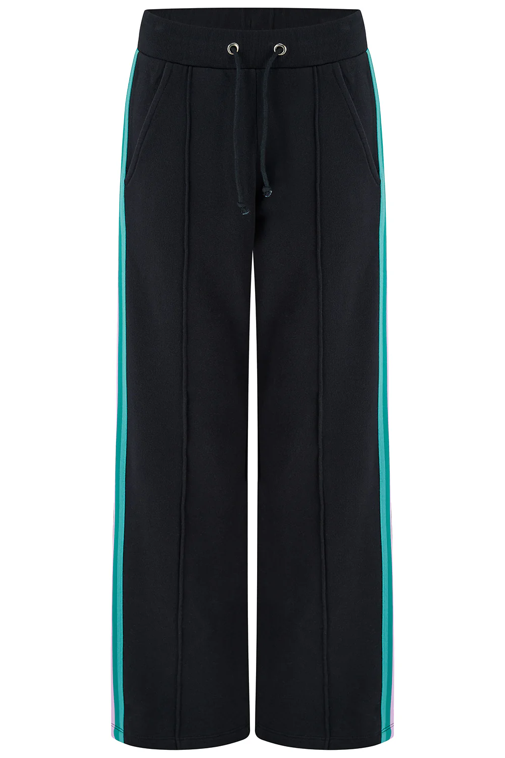 Enya Joggers - Black, Rainbow Trim - Image 8