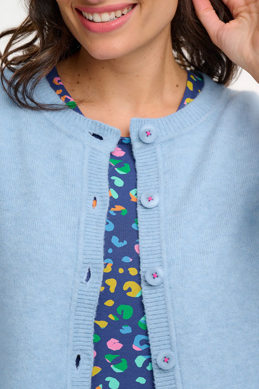 Jamie Cardigan - Sky Blue - Image 2