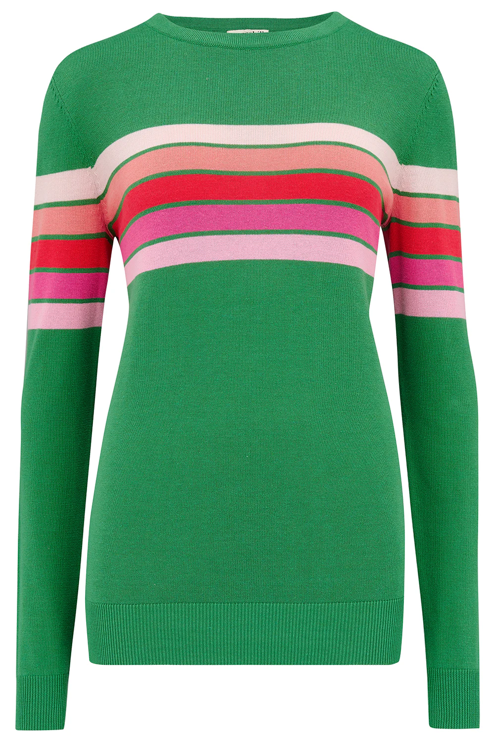Rita Jumper - Green, Sunset Stripes - Image 4
