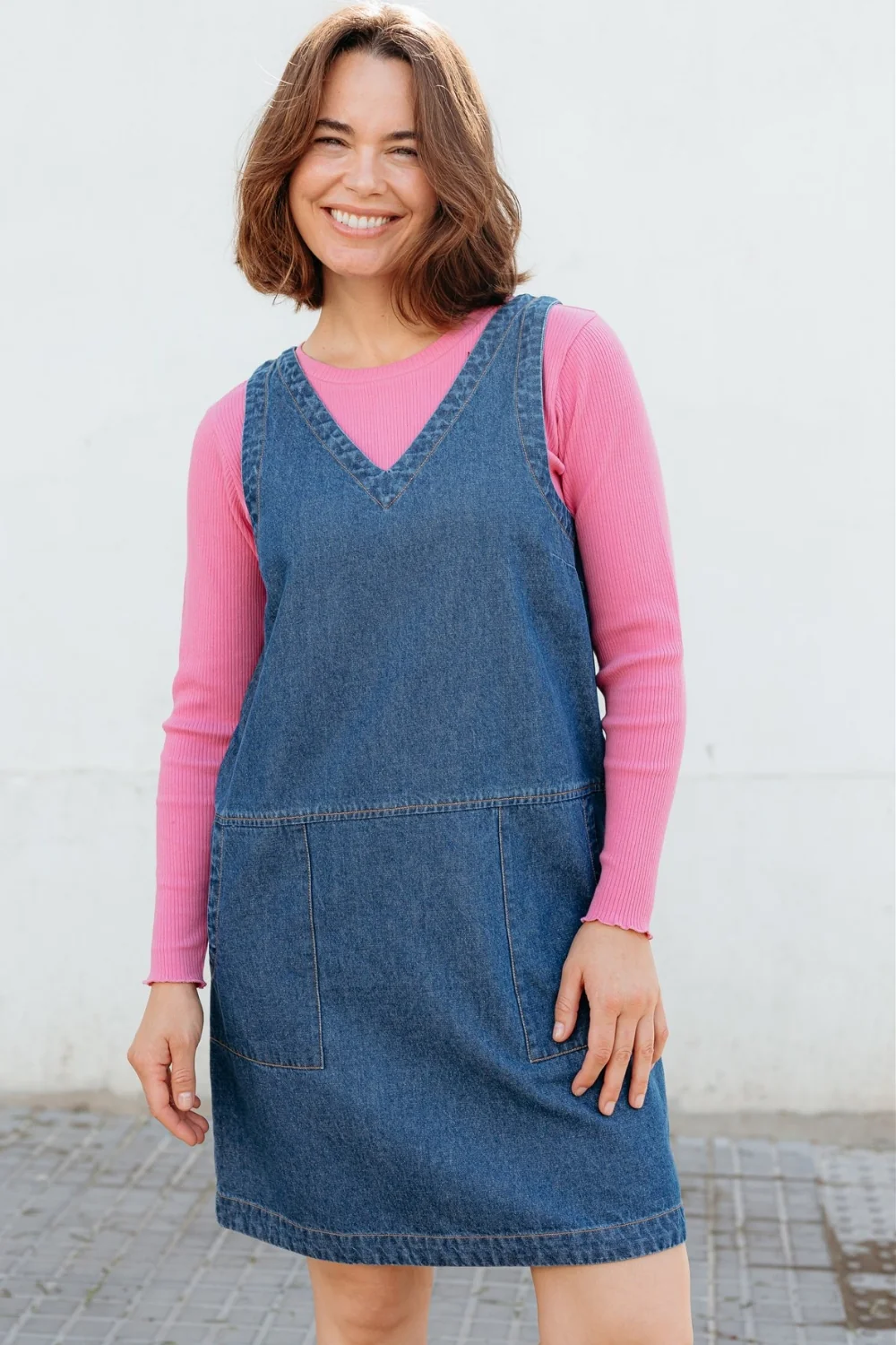 Lena Ribbed Top - Pink - Image 5
