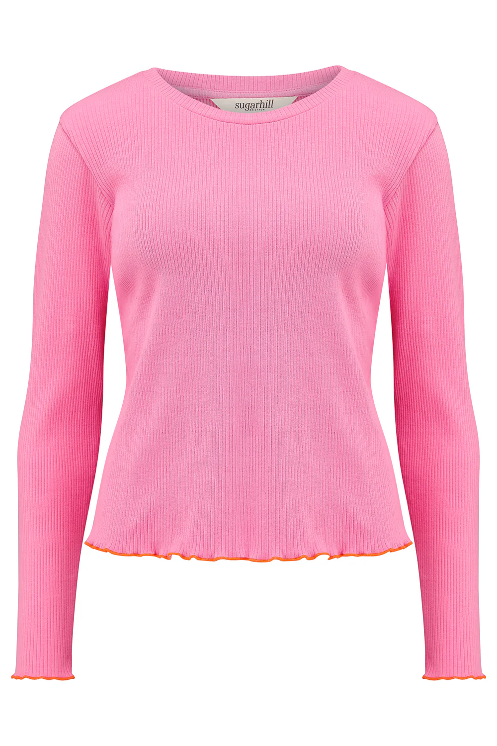 Lena Ribbed Top - Pink - Image 6