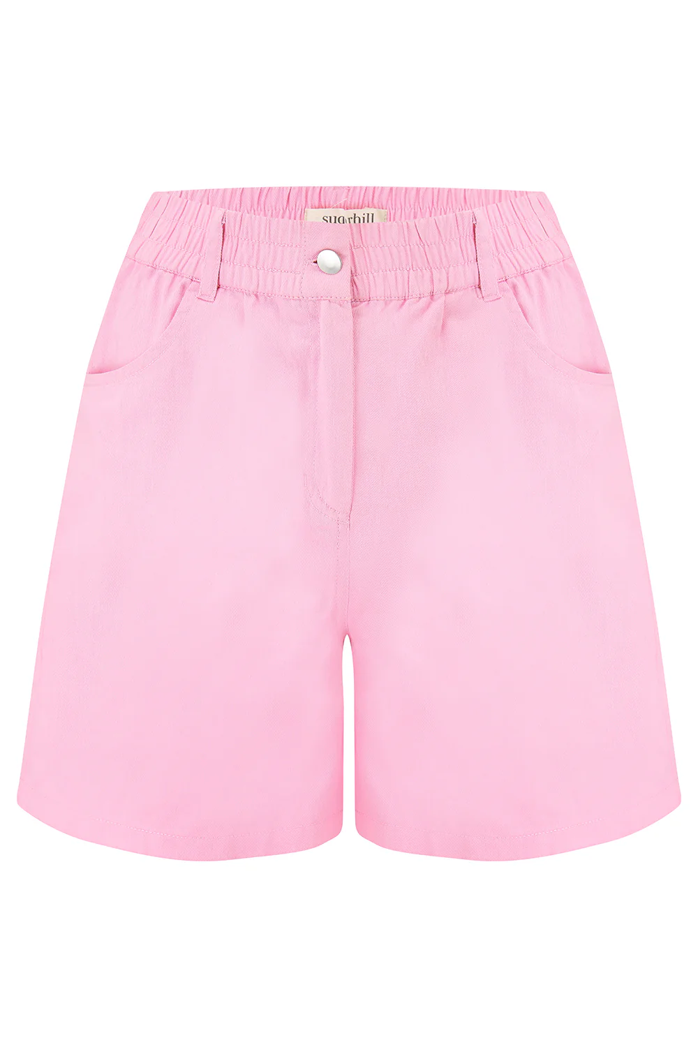 Lorrie Shorts - Pink, Smiley Flower Pocket - Image 7