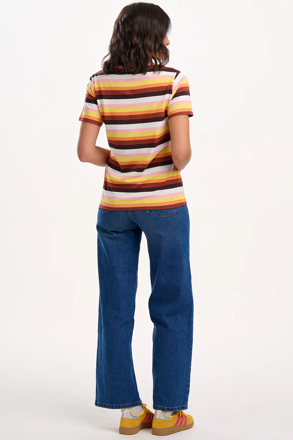 Maggie T-Shirt - Multi, Sundown Stripe - Image 4