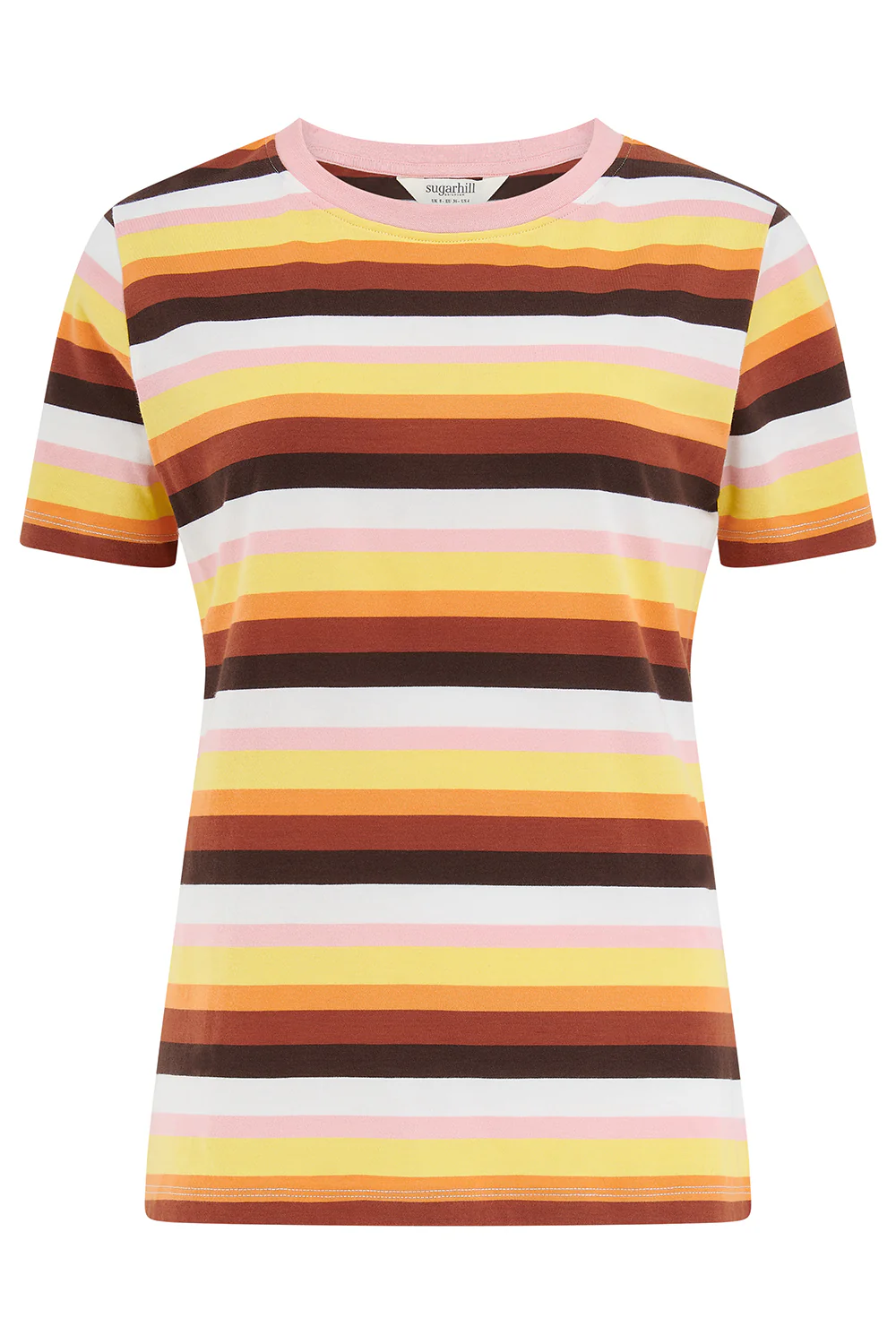 Maggie T-Shirt - Multi, Sundown Stripe - Image 5