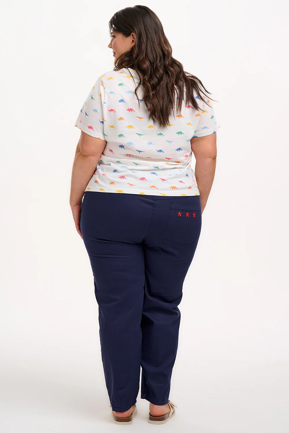 Maggie T-Shirt - Off-White, Rainbow Jurassic Jive - Image 7