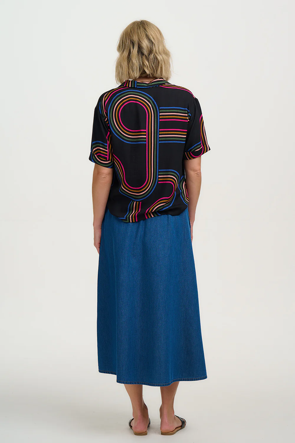 Odele Shirt - Black, Retro Racer - Image 5
