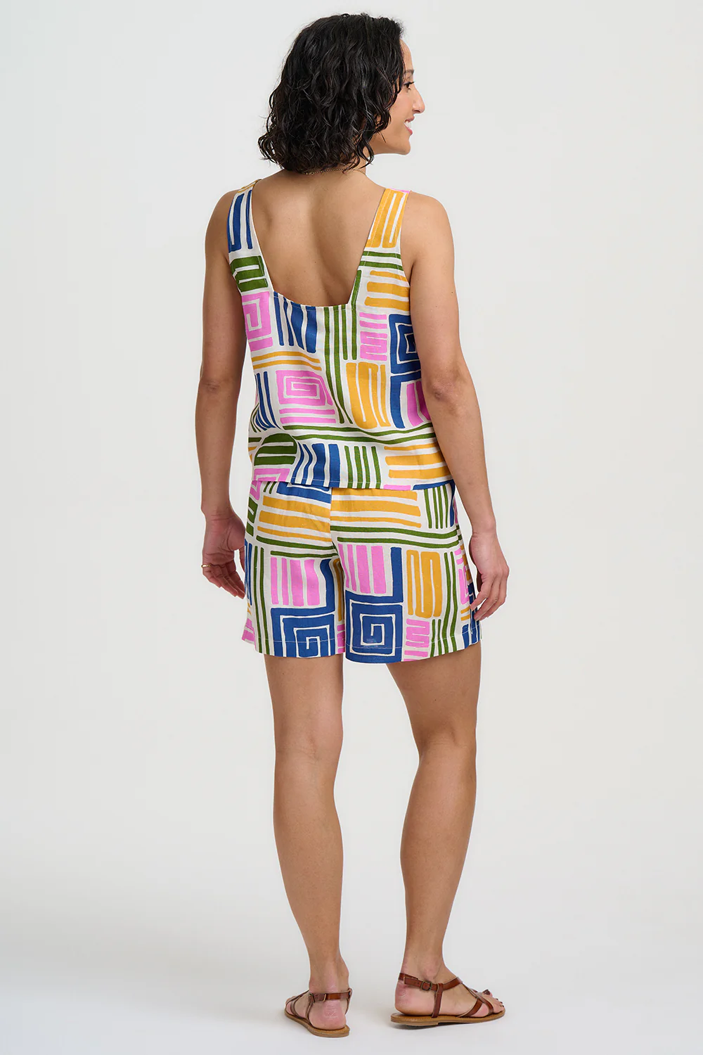 Patty Shorts - Multi, Painted Maze - Image 6