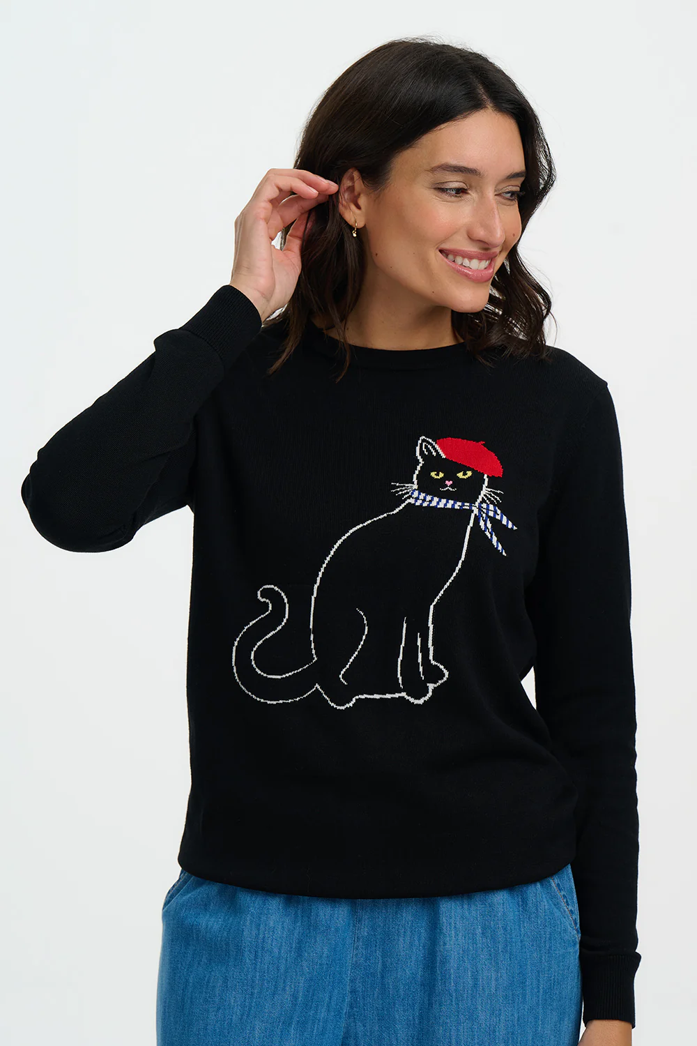 Rita Jumper - Black, French Kitty - Image 2
