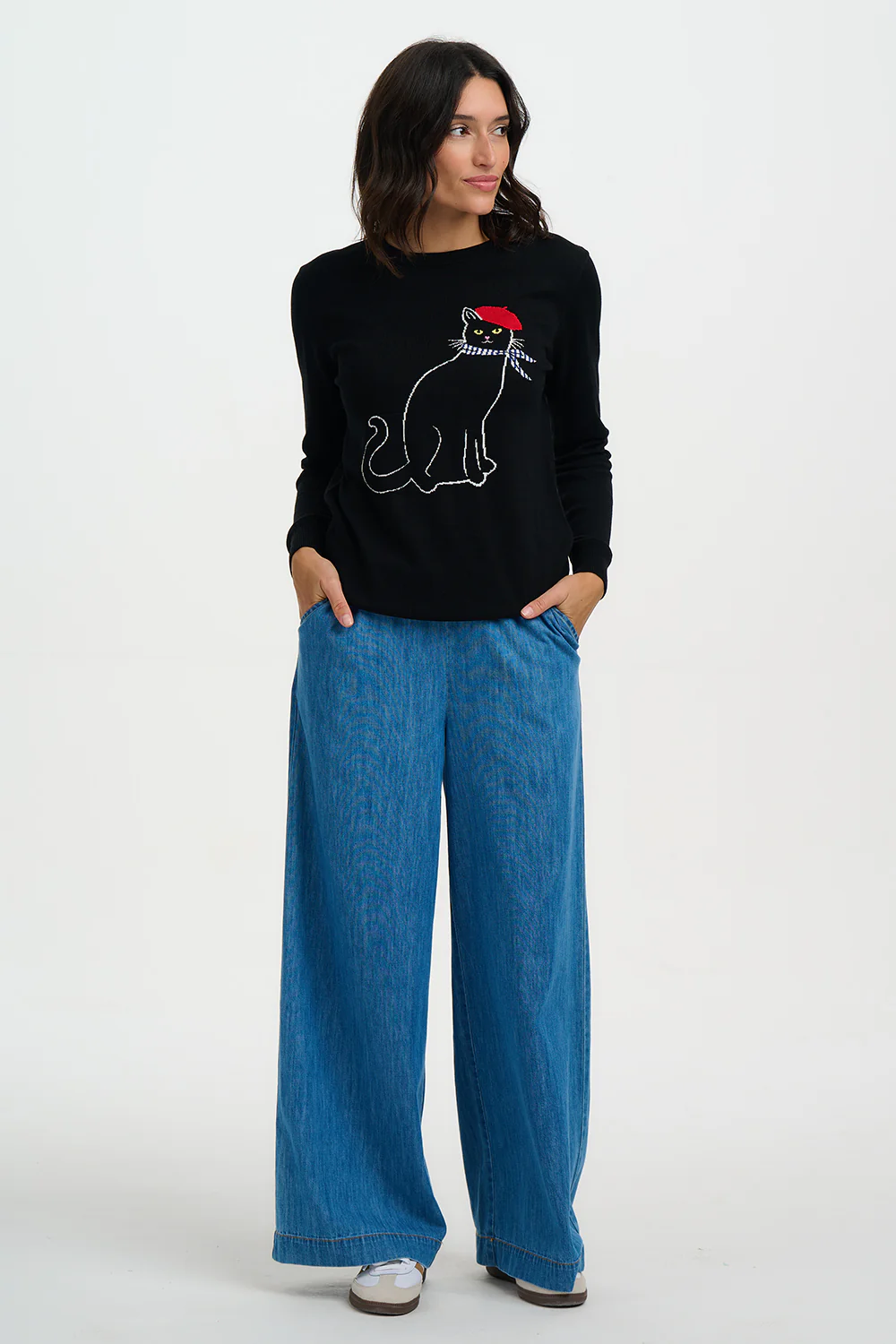 Rita Jumper - Black, French Kitty - Image 4