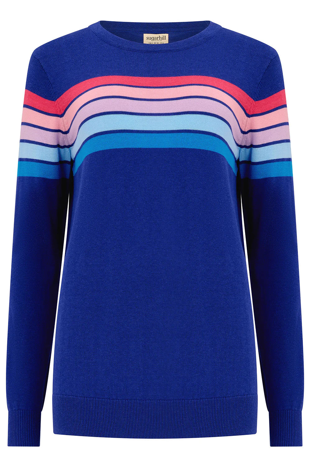 Rita Jumper - French Blue, Ombre Stripes - Image 6