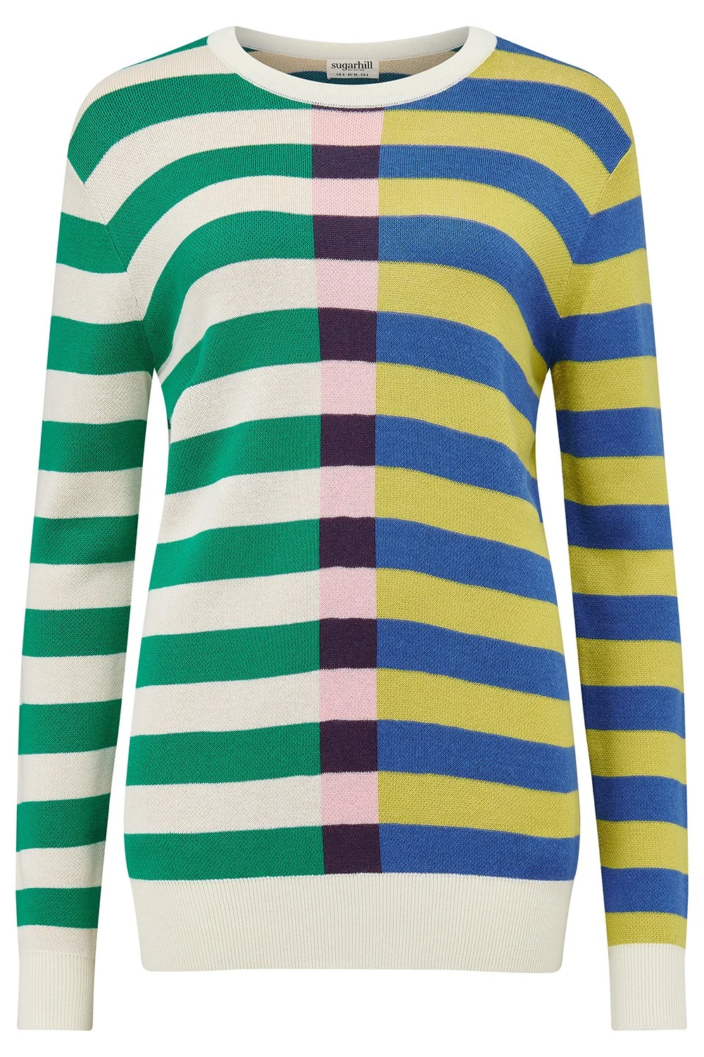 Rosie Jumper - Multi, Off-Set Stripe - Image 5