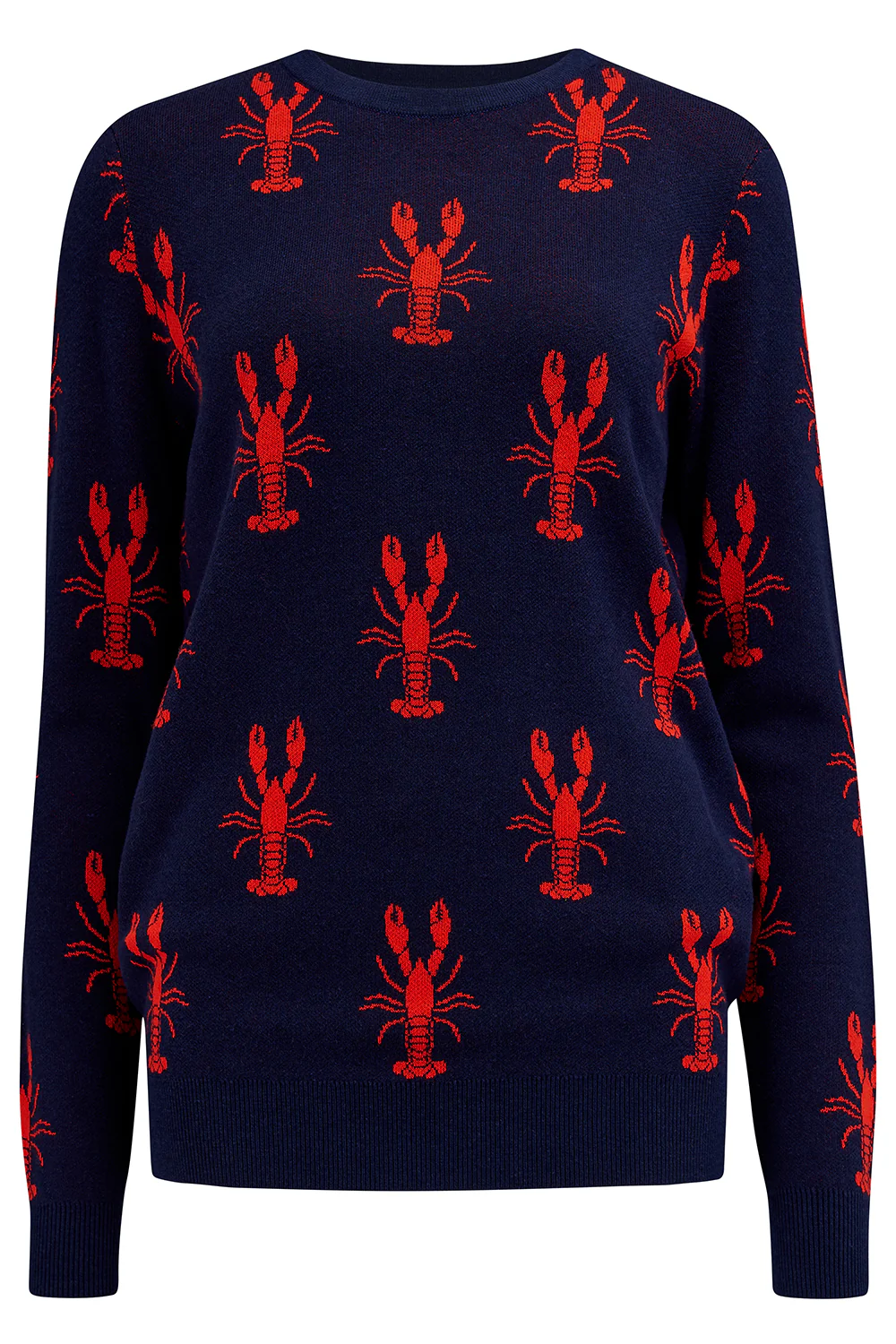 Rosie Jumper - Navy, Lobster Repeat - Image 5