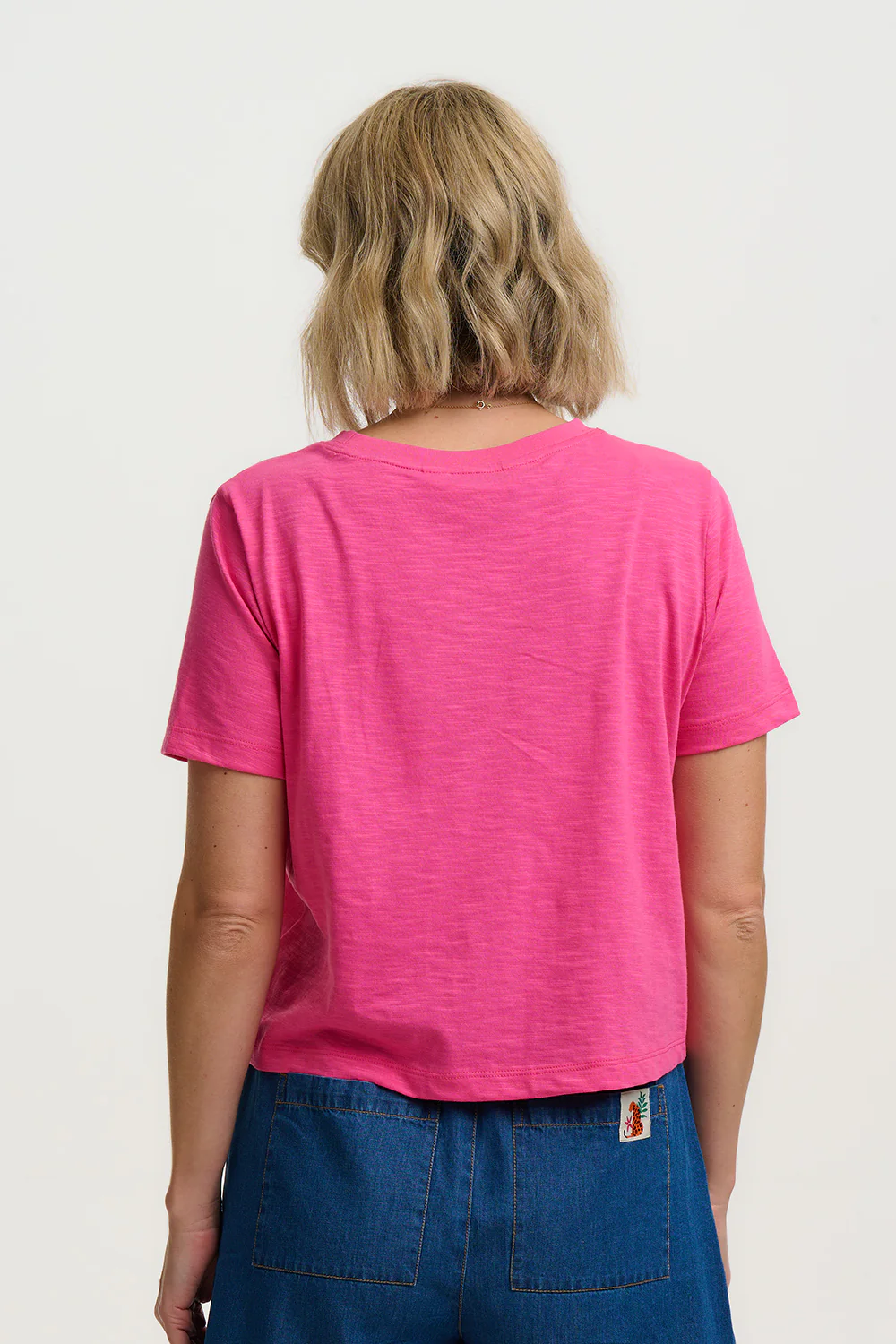 Shelby Boxy T-Shirt - Hot Pink, Sunshine - Image 5