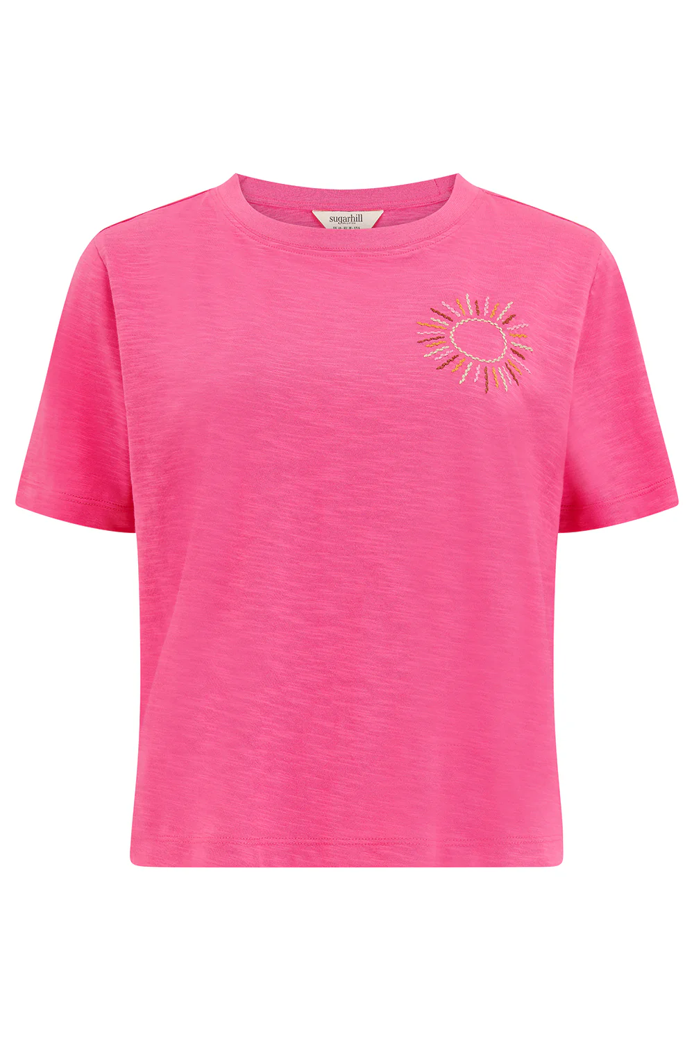 Shelby Boxy T-Shirt - Hot Pink, Sunshine - Image 6