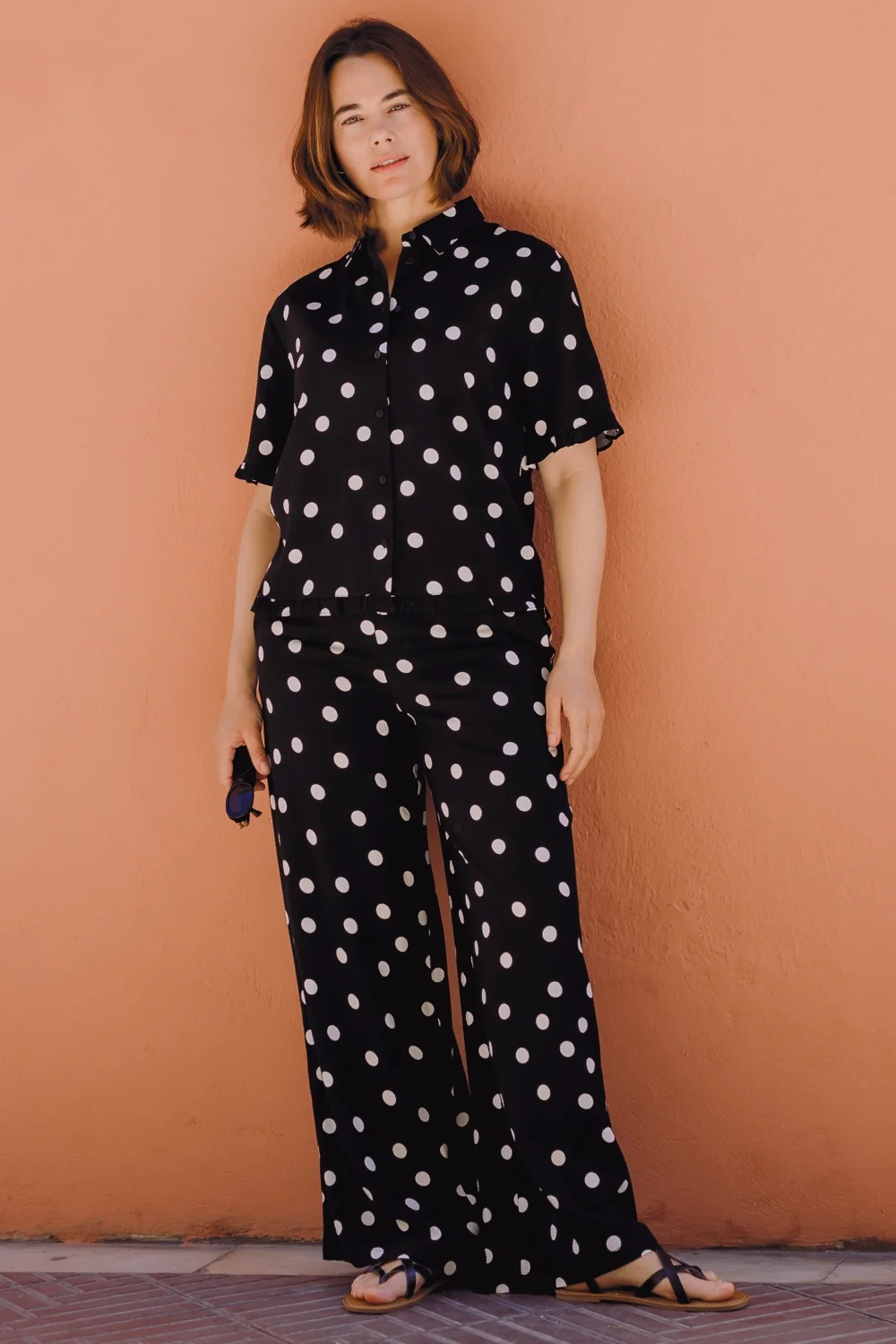 Skylar Shirt - Monochrome, Polka Dot - Image 2